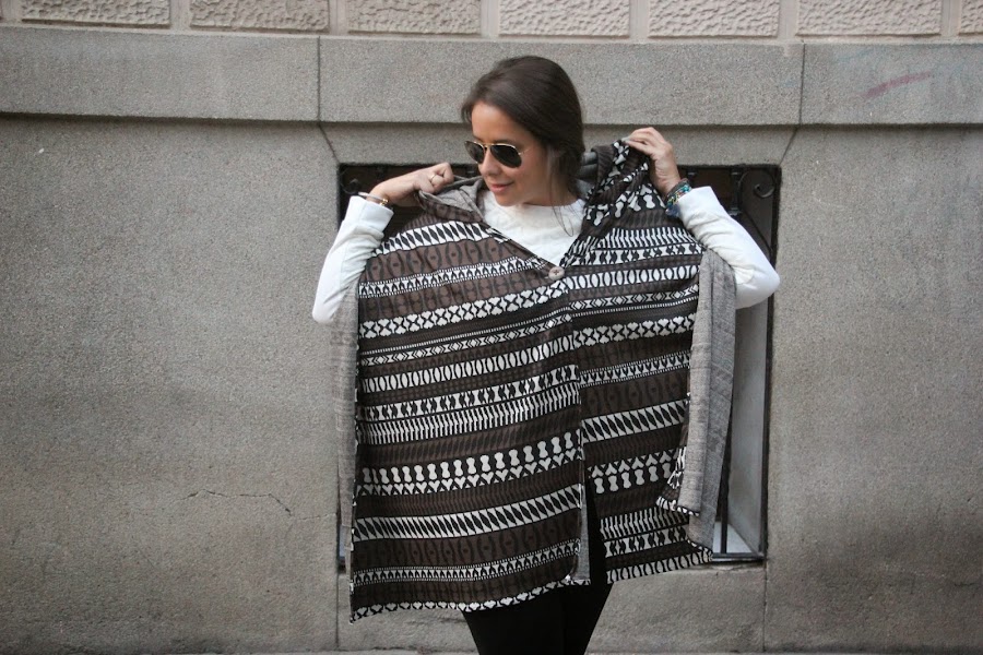 DIY Cómo hacer poncho muy fácil blog diy y blog de costura.