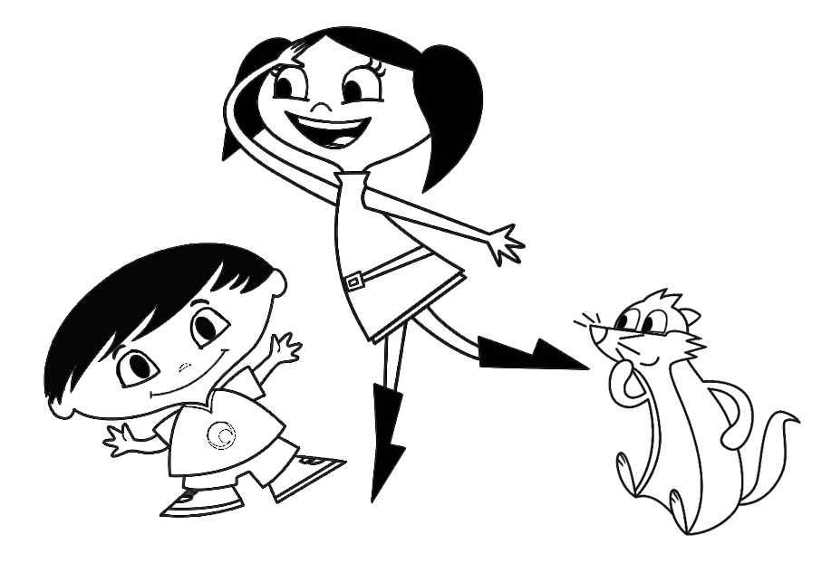 Desenhos do Show da Luna para Colorir