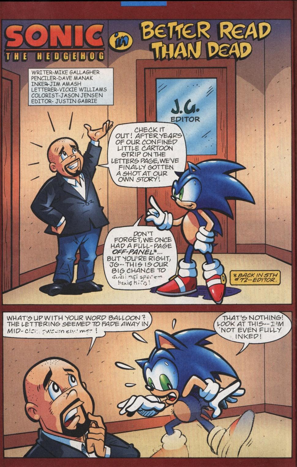 Read online Sonic The Hedgehog comic -  Issue #126 - 21