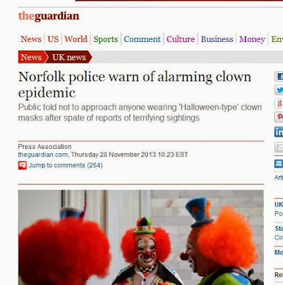 http://www.theguardian.com/uk-news/2013/nov/28/norfolk-police-warn-alarm-clown-norfolk