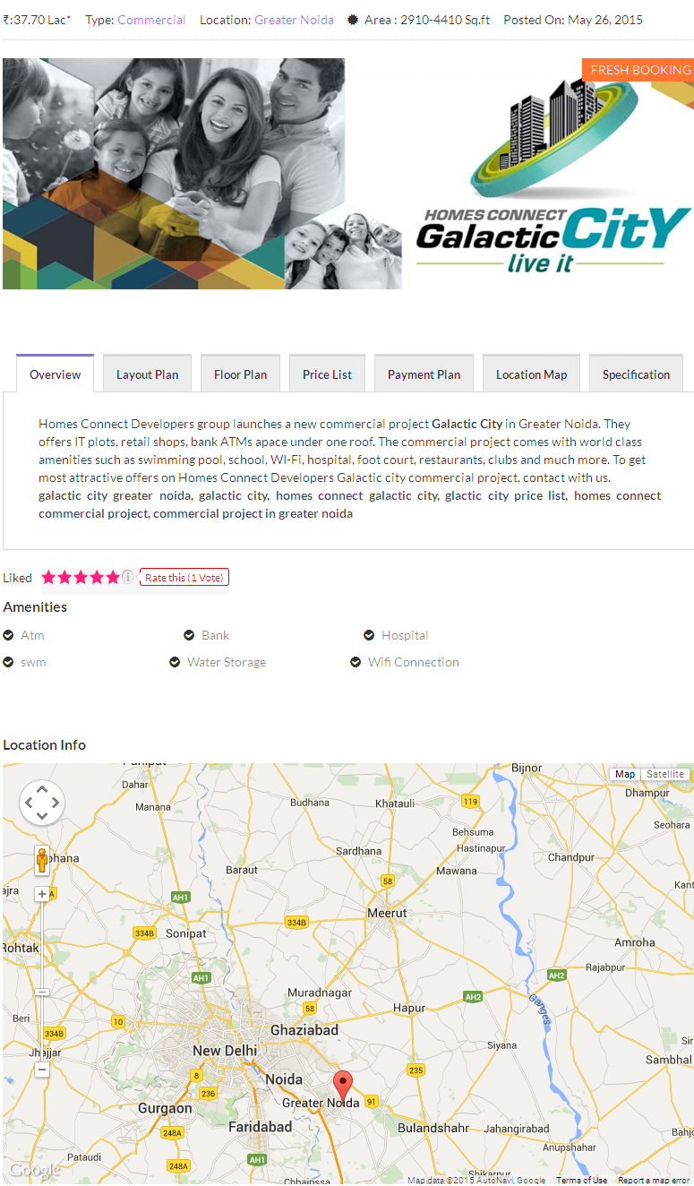 Homes Connect Galactic City Knowledge Park 5, Greater Noida