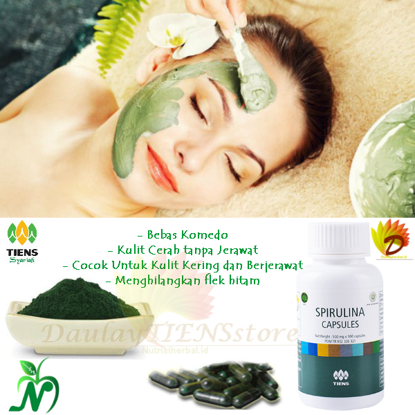 KANDUNGAN SPIRULINA TIENS NUTRISI HERBAL DAULAY TIENS STORE
