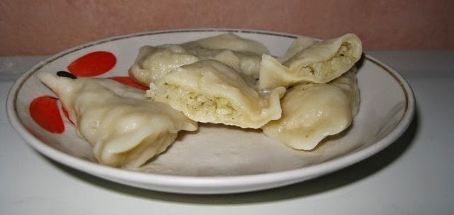 Вареники с сырой картошкой фото