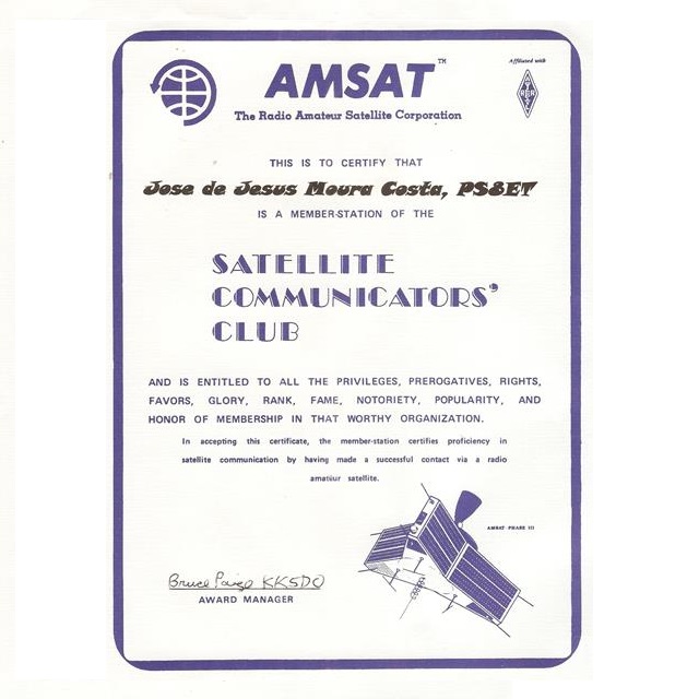 Certify Member - Satellite Communicators Club