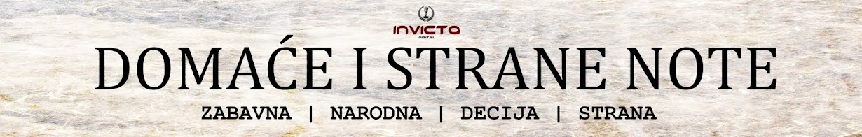 NOTE | DOMACE I STRANE