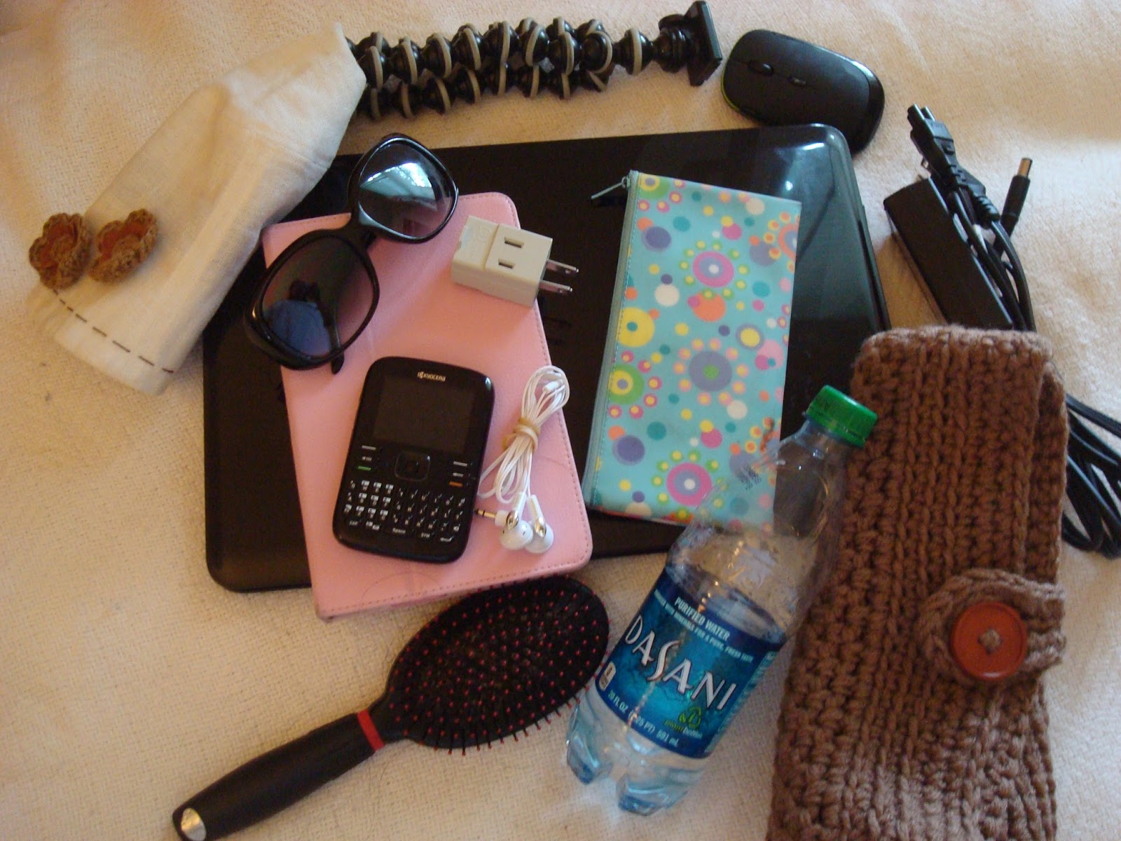 Miranda's Blog What's inside my backpack