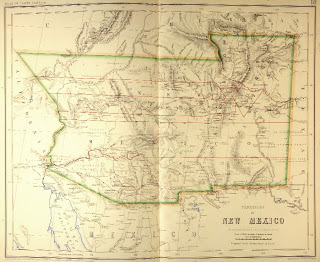 New Mexico Territorial Map