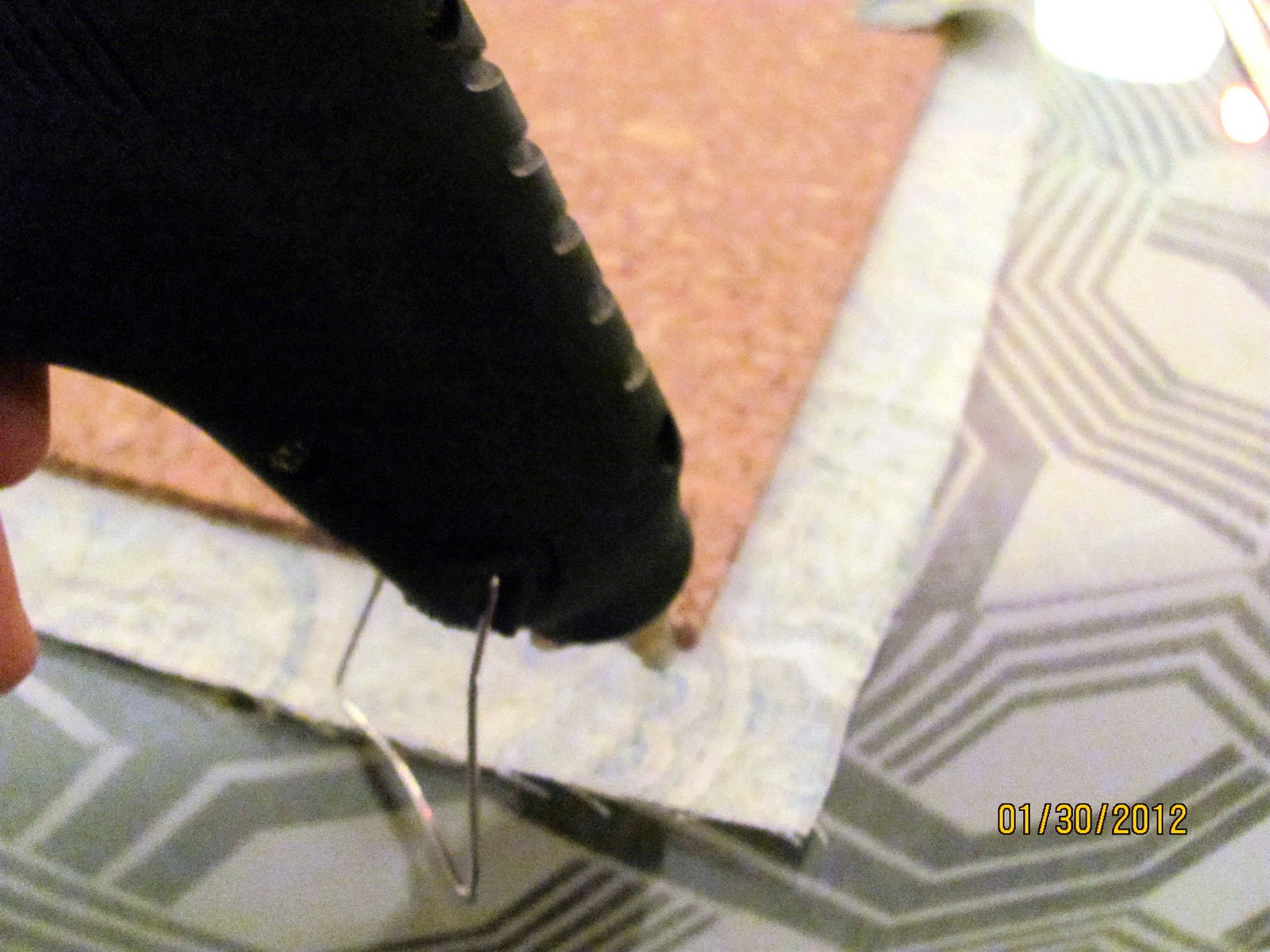 The HalfAssed Decorator Quilted Bulletin Board