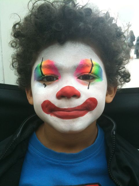 Simple Clown Face Painting Instructions Simple Clown Face Painting Instructions