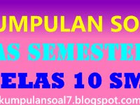 Soal dan Kunci Jawaban UAS PKN Semester 1 Kelas 10 SMA/MA