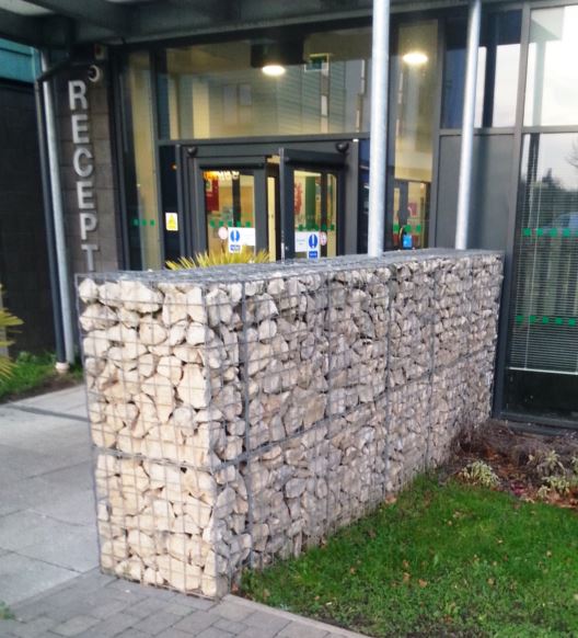 Nottingham Science Blog Gabions (rocks in wire cages)