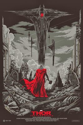 Thor: The Dark World Variant Screen Print by Ken Taylor