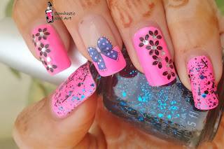 Hot Pink Nail Art