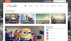 Manshet Responsive Blogger Template Manshet Responsive Blogger Template