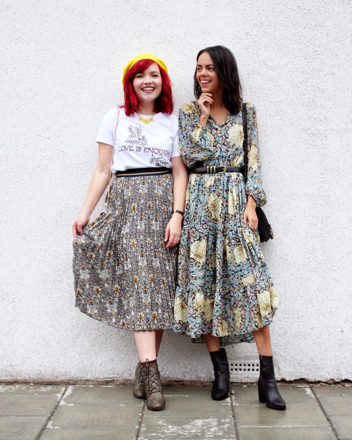 Maxi Dress William Morris X H&m Fashion Morris Collection