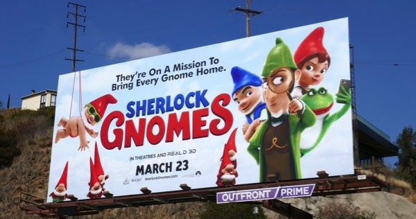 Daily Billboard Sherlock Gnomes Movie Billboards Advertising
