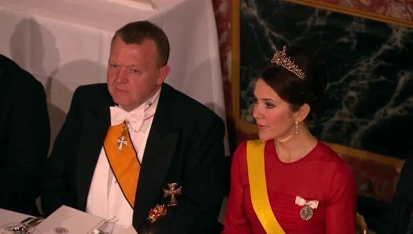 Crown Prince Frederik, Crown Princess Mary, Prince Joachim, Princess Marie and Princess Benedikte.