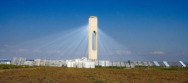 Las torres de energía solar de Sevilla, España