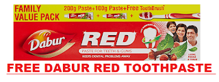 Win Dabur Red Toothpaste for Free