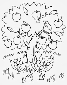 Árvore para colorir - Natureza Árvore para colorir - Natureza