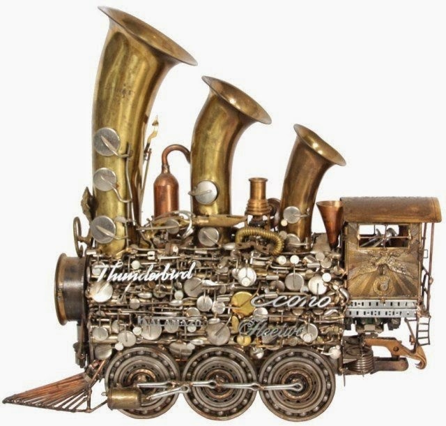 Just A Car Guy Sonny Dalton's welded amazing art, lots of musical