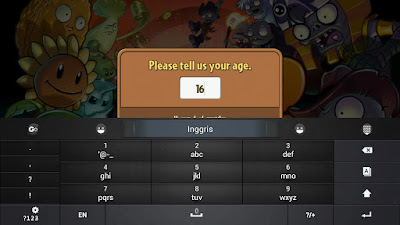 Cara memasukkan umur plant vs zombie 2