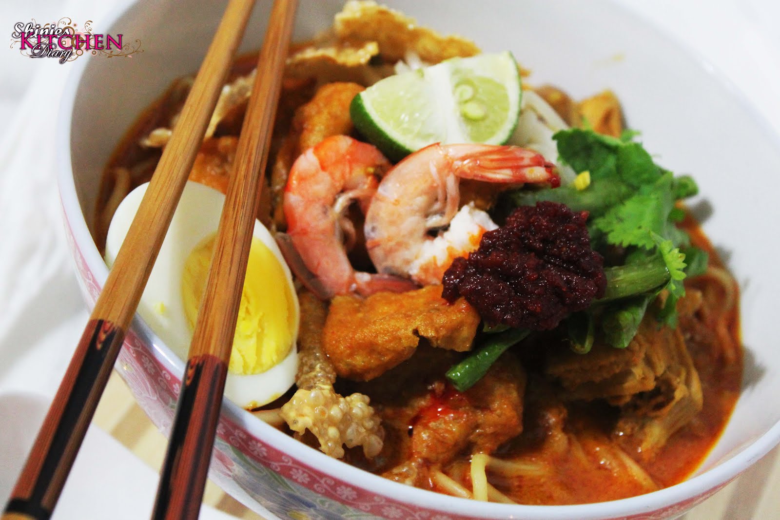 Curry Mee (Spicy Curry Noodles) Shinies Kitchen Diary