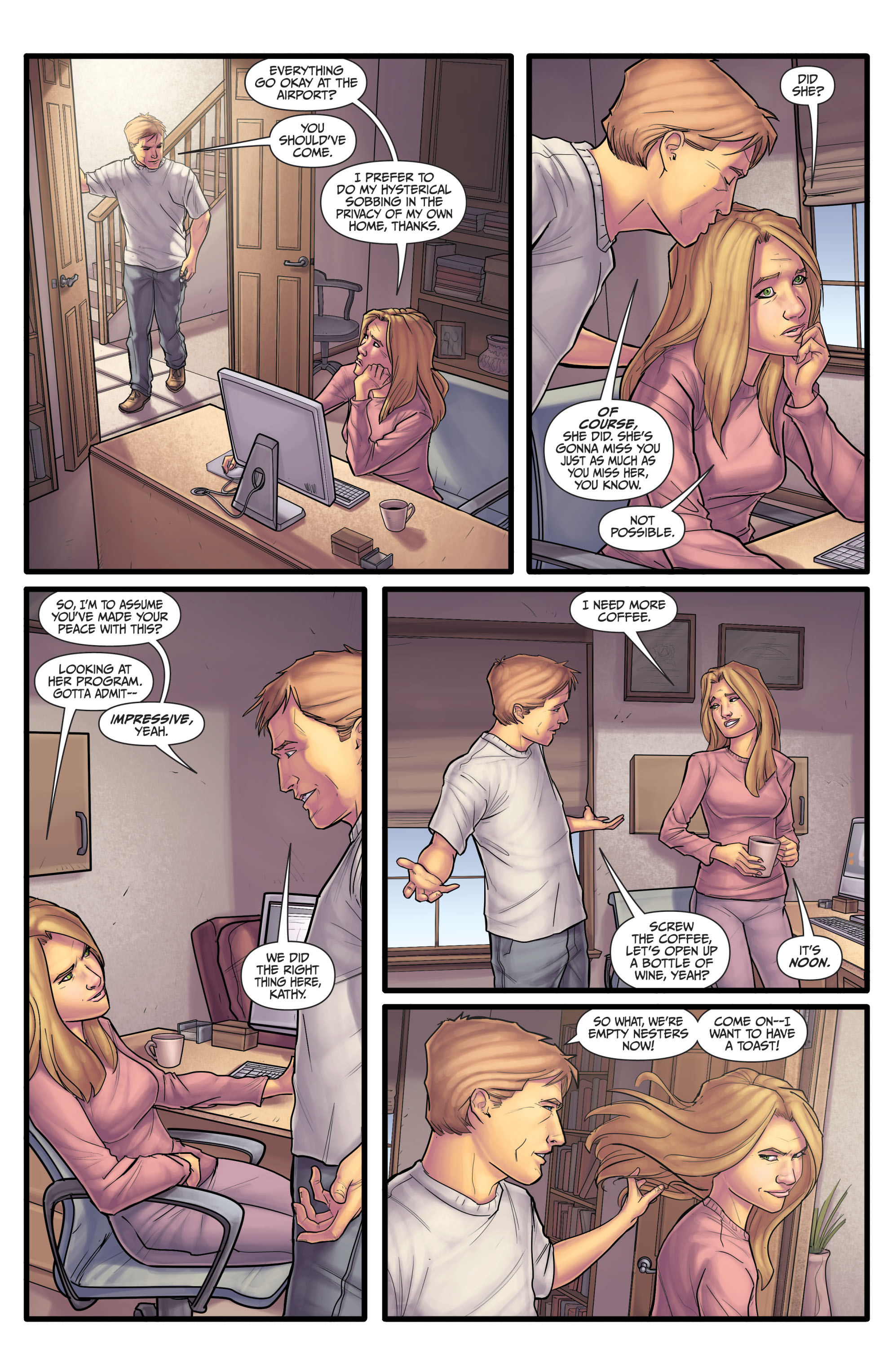Read online Morning Glories comic -  Issue #16 - 27