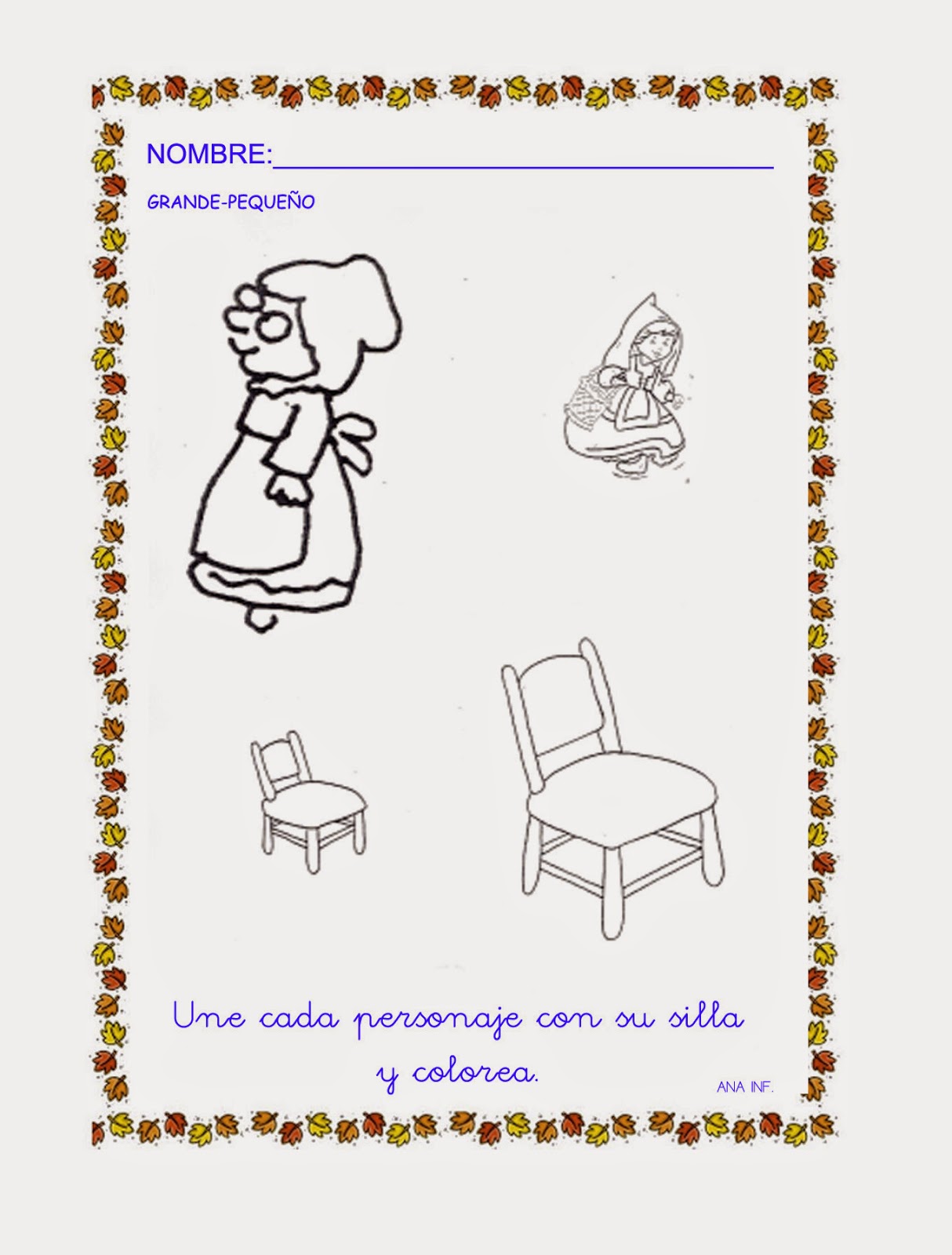 INFANTILES DE ANA V.: CUENTO: "CAPERUCITA ROJA"