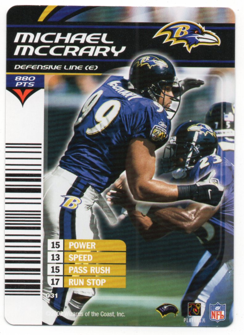 A Pack To Be Named Later 2003 NFL Showdown Sports Card Game