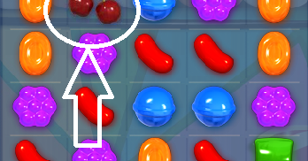 how to collect cherries in candy crush