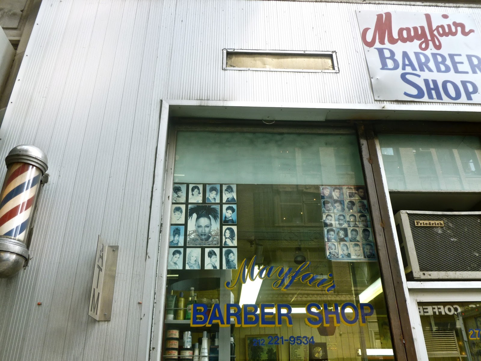 Jeremiah's Vanishing New York Mayfair Barber Shop