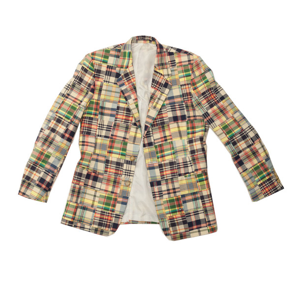 The Dandy Fashion: The Madras Patchwork Blazer is This Season's Must Have