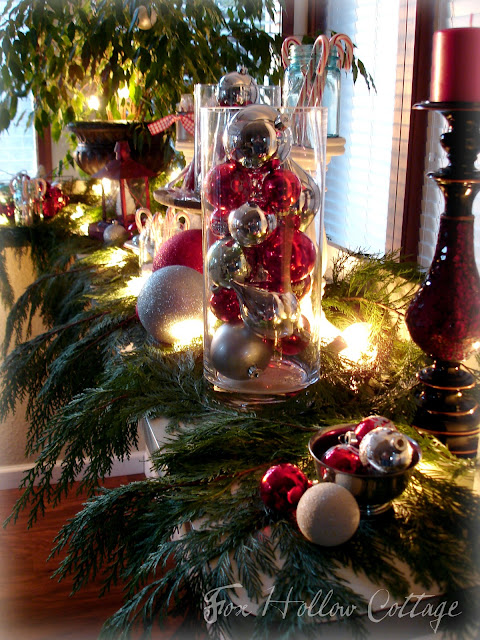 Thrifty Christmas Decorating with Cedar Boughs - Fox Hollow Cottage