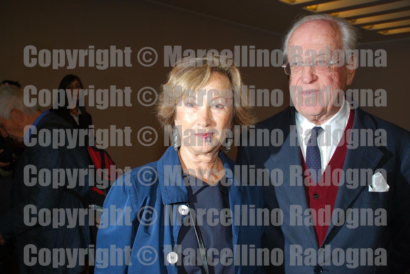 Marcellino Radogna Fotonotizie per la stampa Andrea Carandini con la moglie Mara