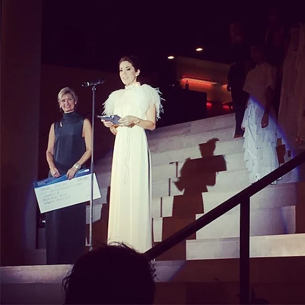 Crown Princess Mary of Denmark attended the awards ceremony of DANISH Design Talent - Magazine Prize 2015 at the National Gallery of Art 