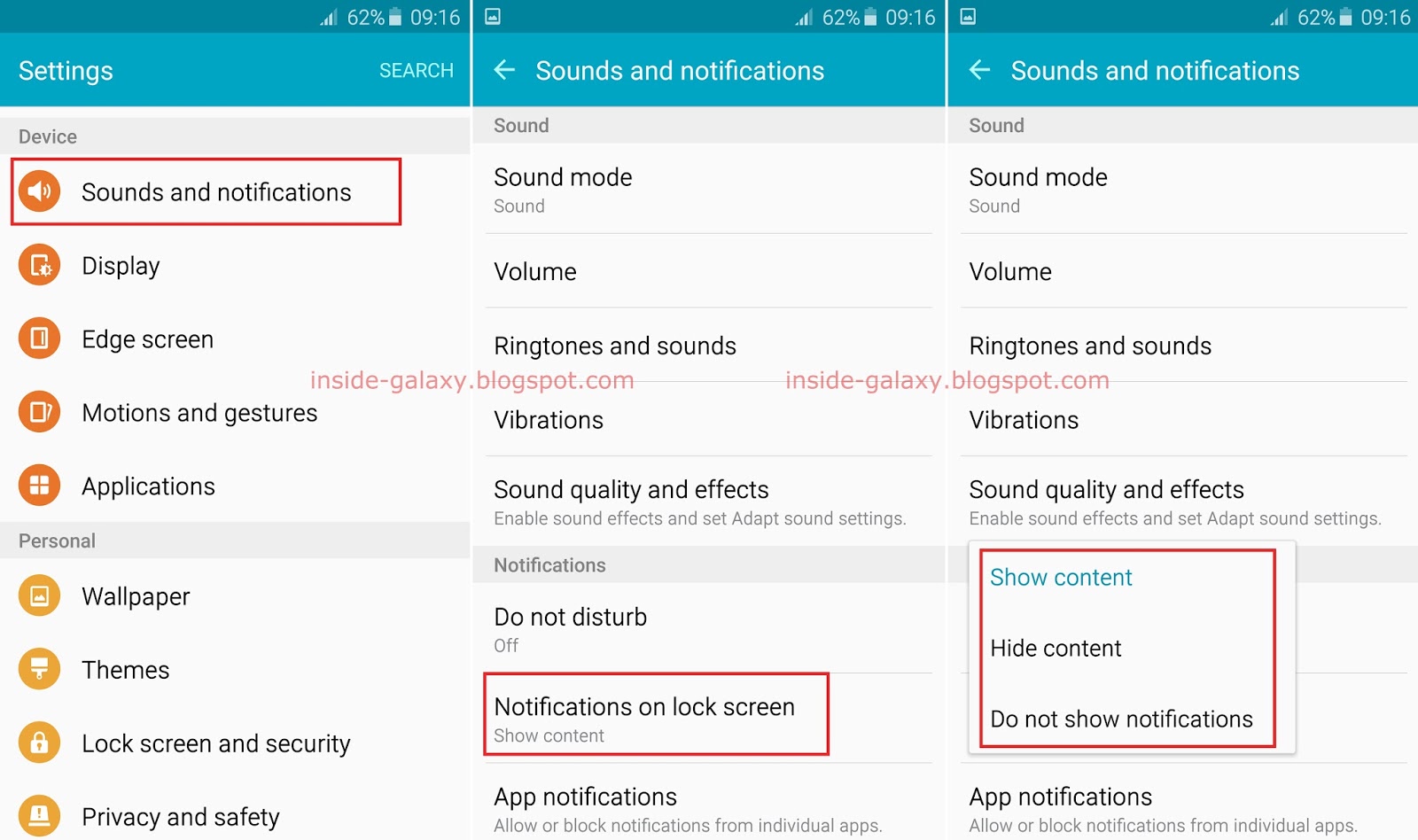 Inside Galaxy Samsung Galaxy S6 Edge How to Change Display Option for