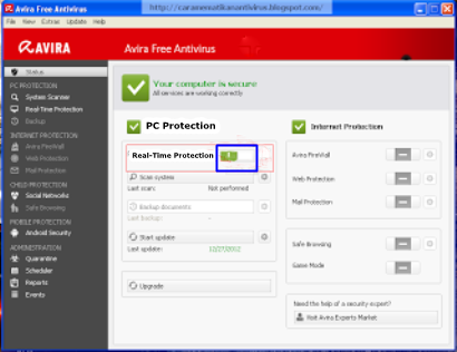Cara Menonaktifkan Anti Virus