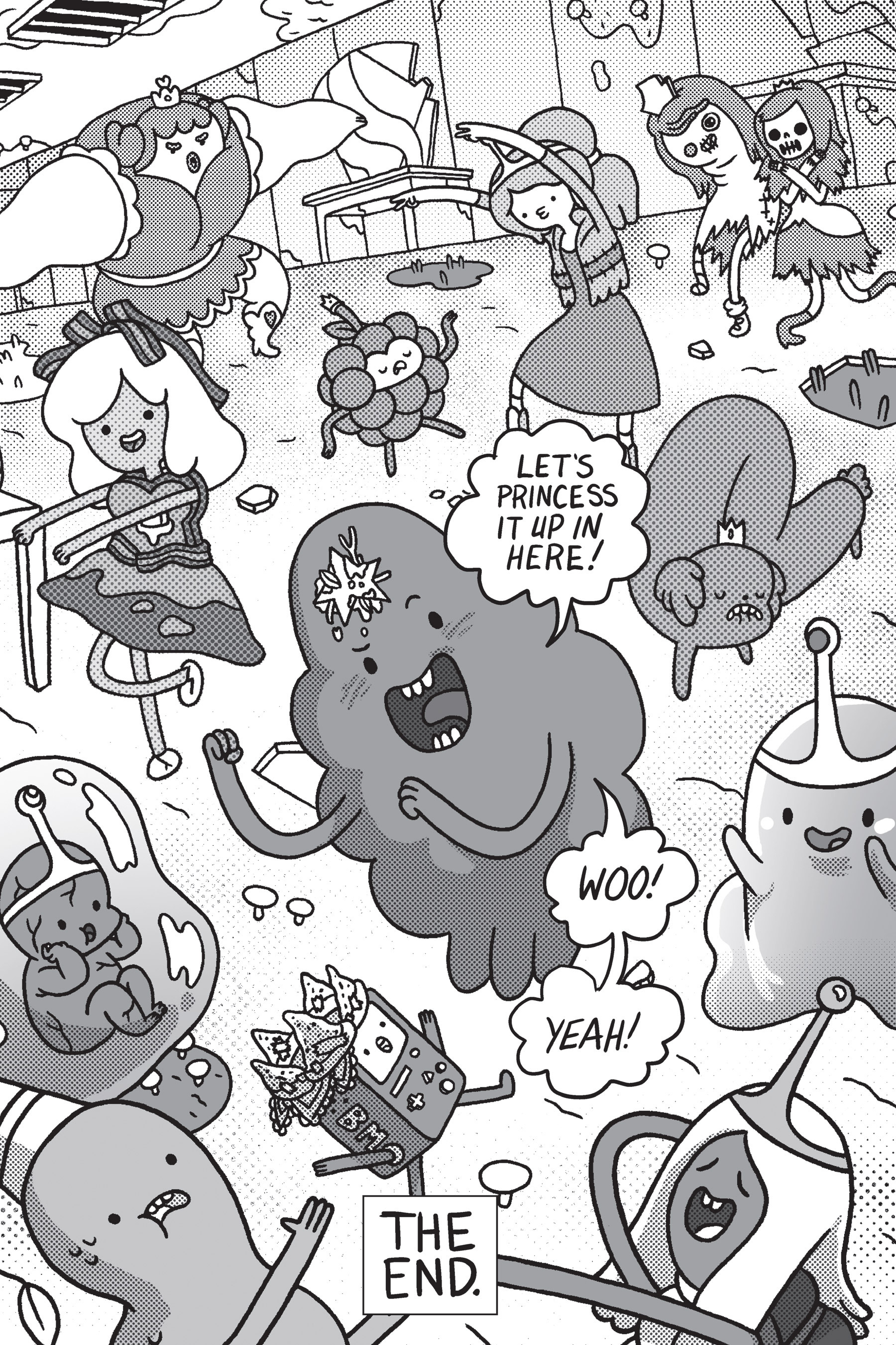 Read online Adventure Time: Pixel Princesses comic -  Issue # Full - 151