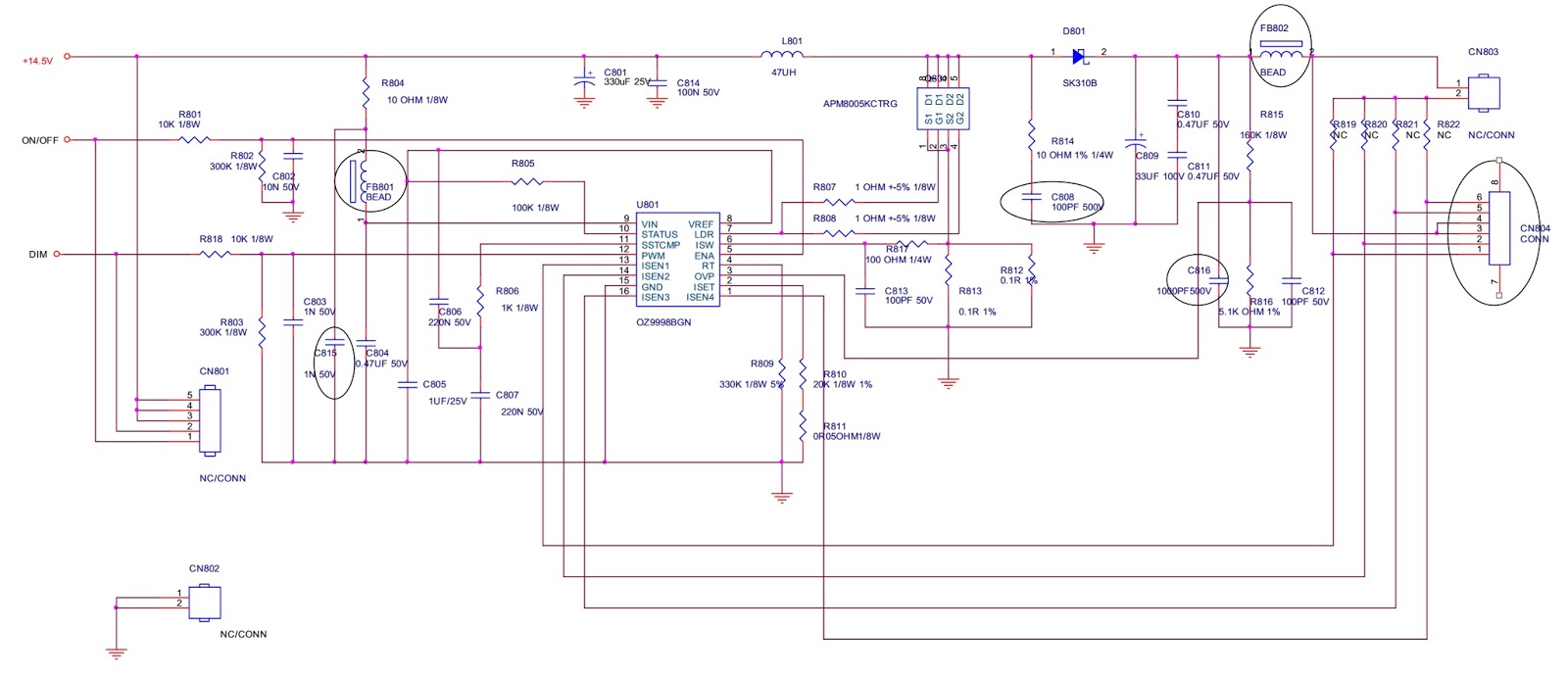 Philips Led Television Schematics