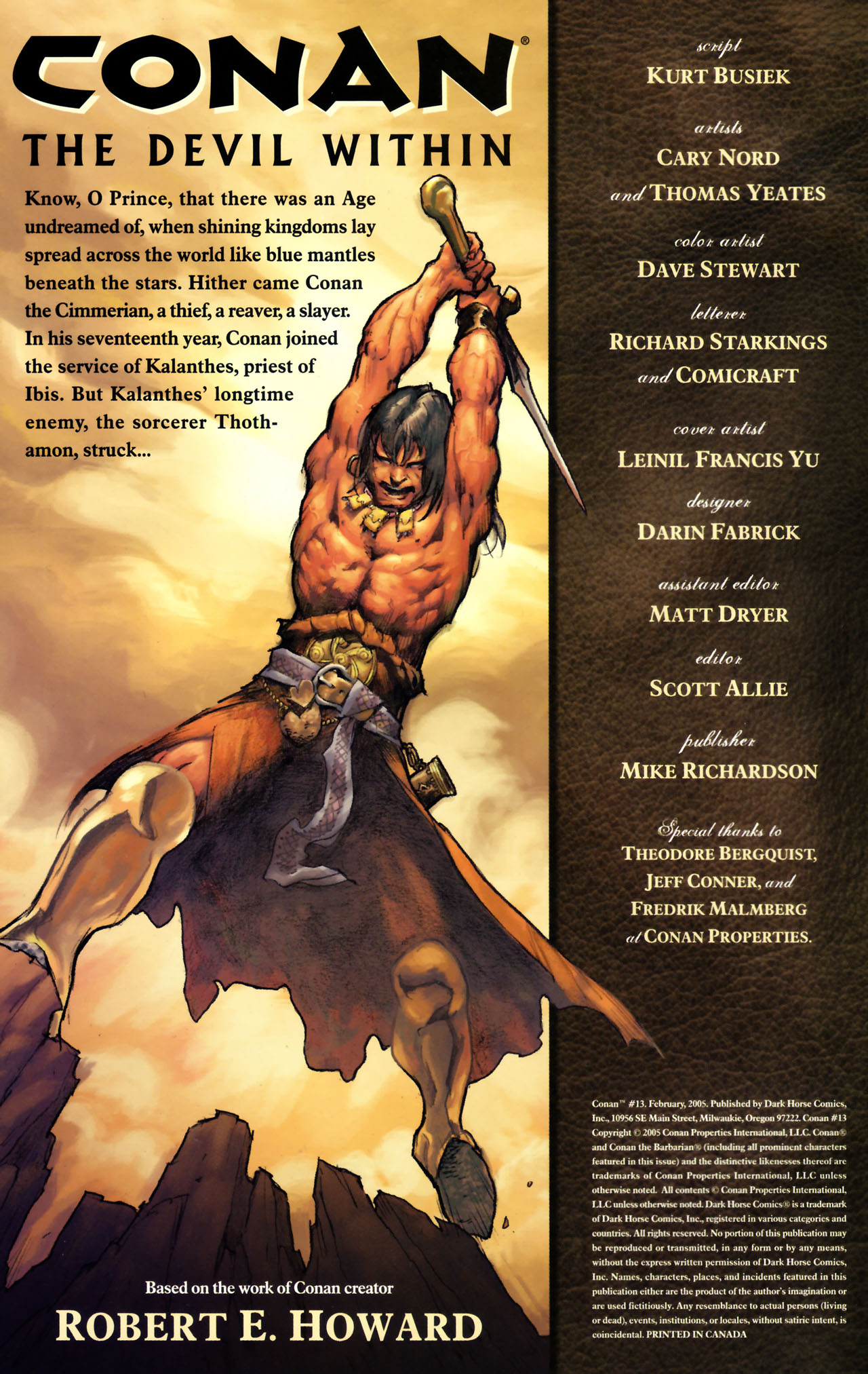 Read online Conan (2003) comic -  Issue #13 - 2