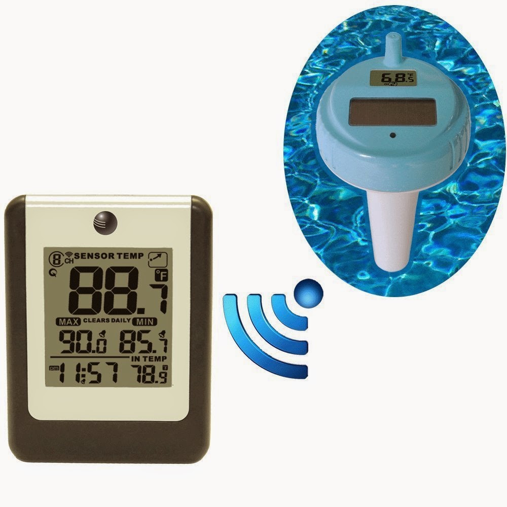 swimming pool thermometer wireless