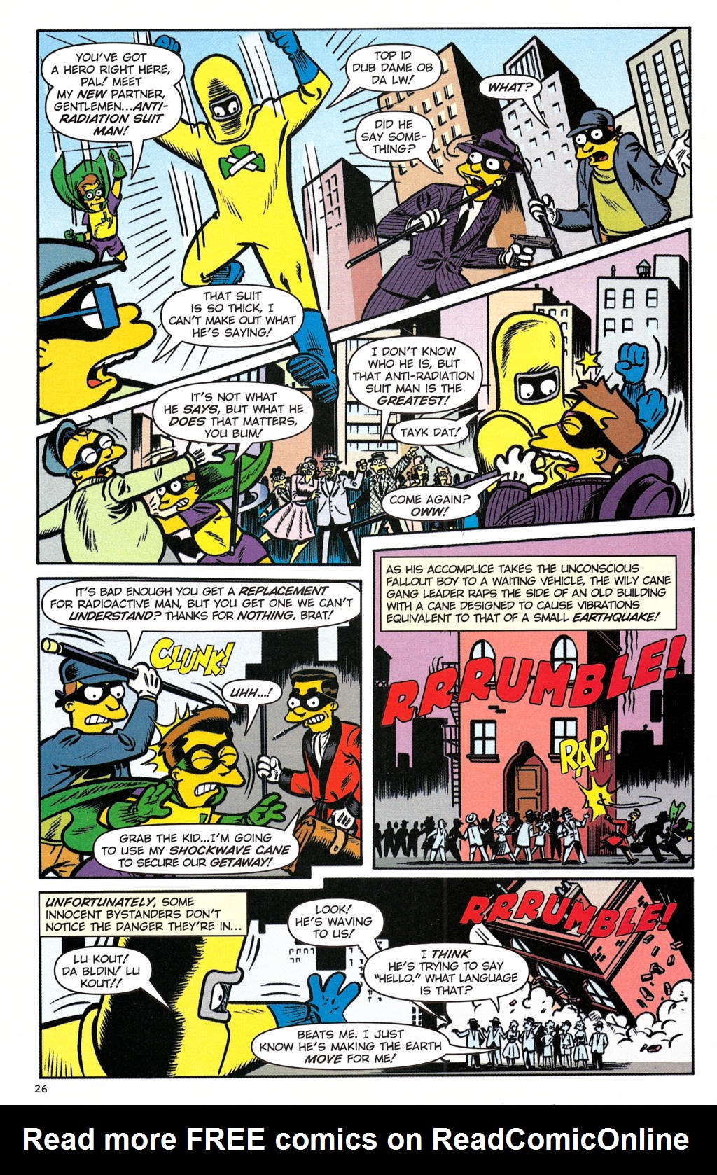 Read online Bongo Comics Presents Simpsons Super Spectacular comic -  Issue #4 - 28