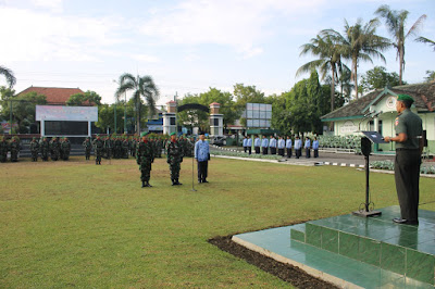 KEKHIDMATAN TAMPAK PADA UPACARA 17-AN KODIM SRAGEN