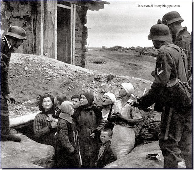 German soldiers occupied Russia WW2