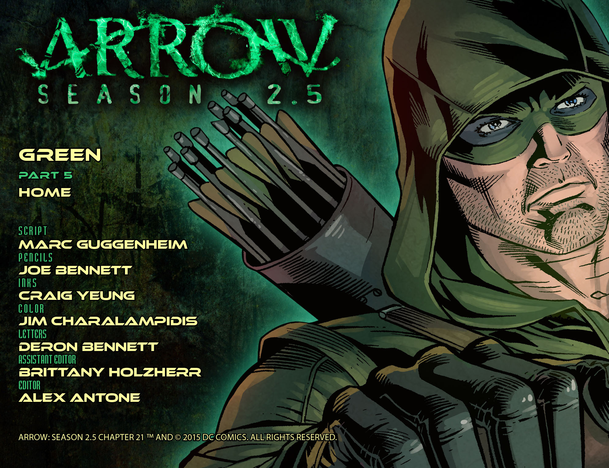 Read online Arrow: Season 2.5 [I] comic -  Issue #21 - 2