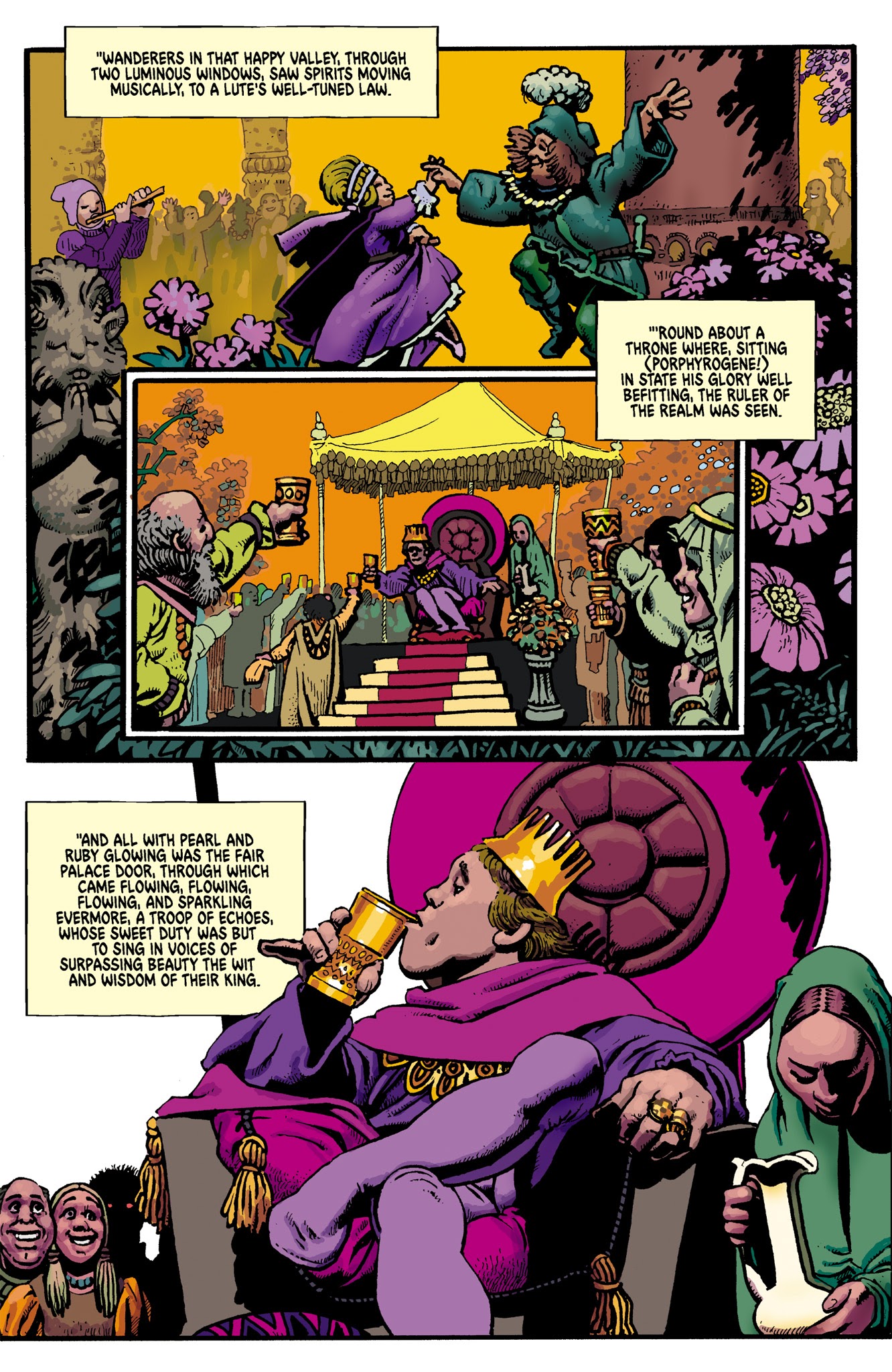 Read online Edgar Allan Poe's The Raven and the Red Death comic -  Issue # Full - 16
