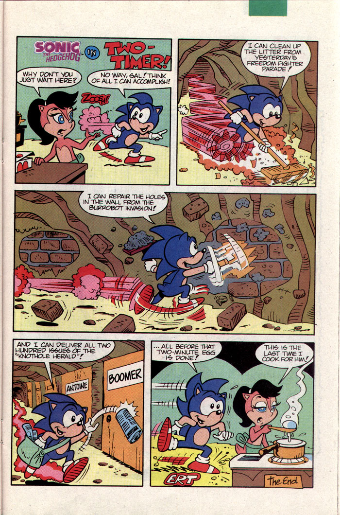 Read online Sonic The Hedgehog comic -  Issue #2 - 23