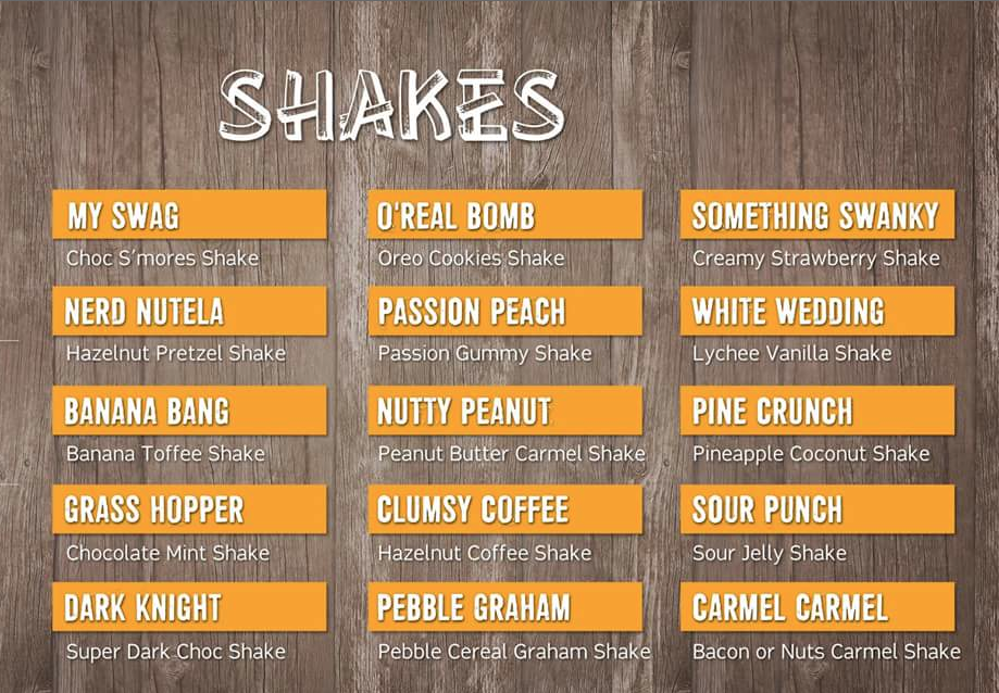 Try The New Dessert Craze only at Mug Shakes Insane Designer Milk Shakes!