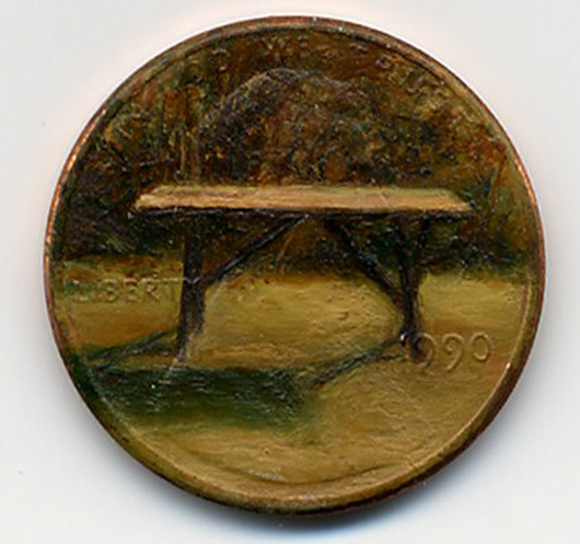 hand-painted pennies by jacqueline lou skaggs 